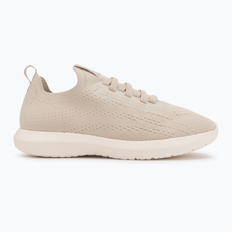 Dámske topánky Tommy Hilfiger Knit Extralight Runner classic beige 2