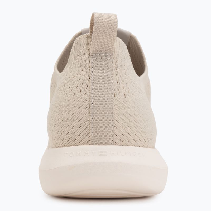 Dámske topánky Tommy Hilfiger Knit Extralight Runner classic beige 6
