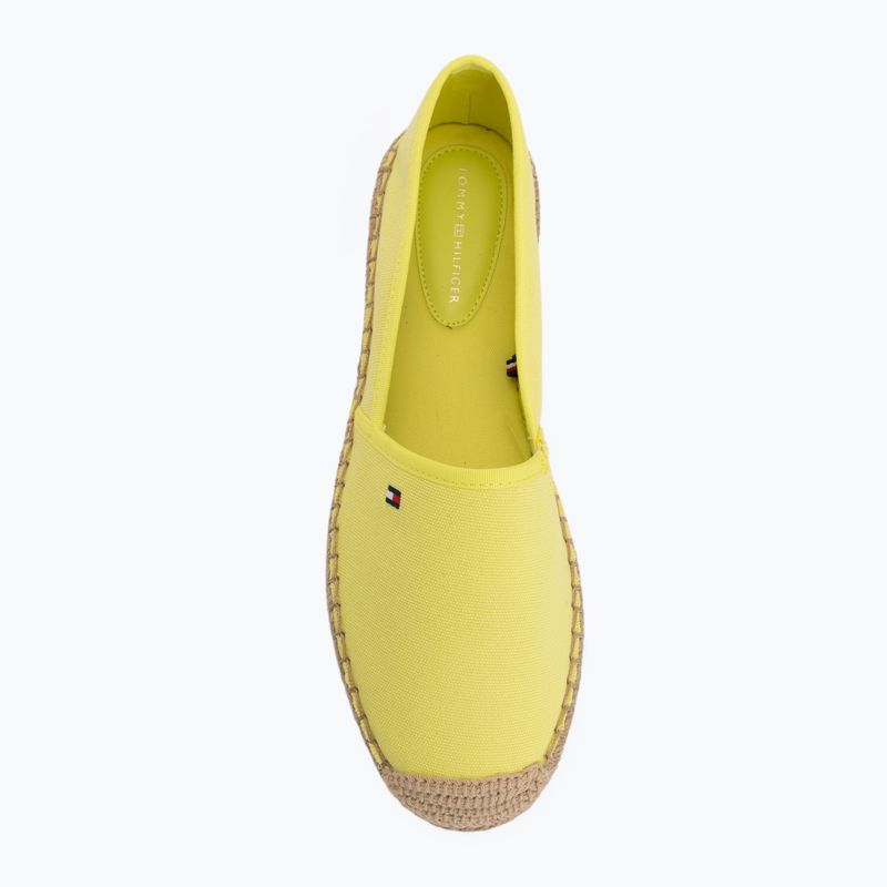 Dámske espadrilky Tommy Hilfiger Flag Canvas lime 5
