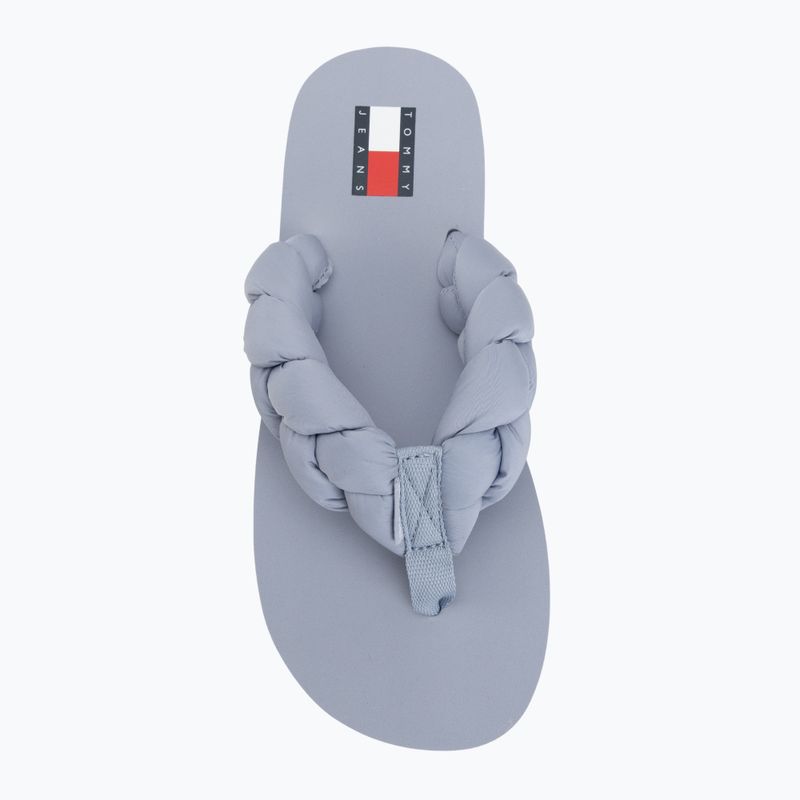 Dámske žabky Tommy Hilfiger Braided Thong soaring skies 5