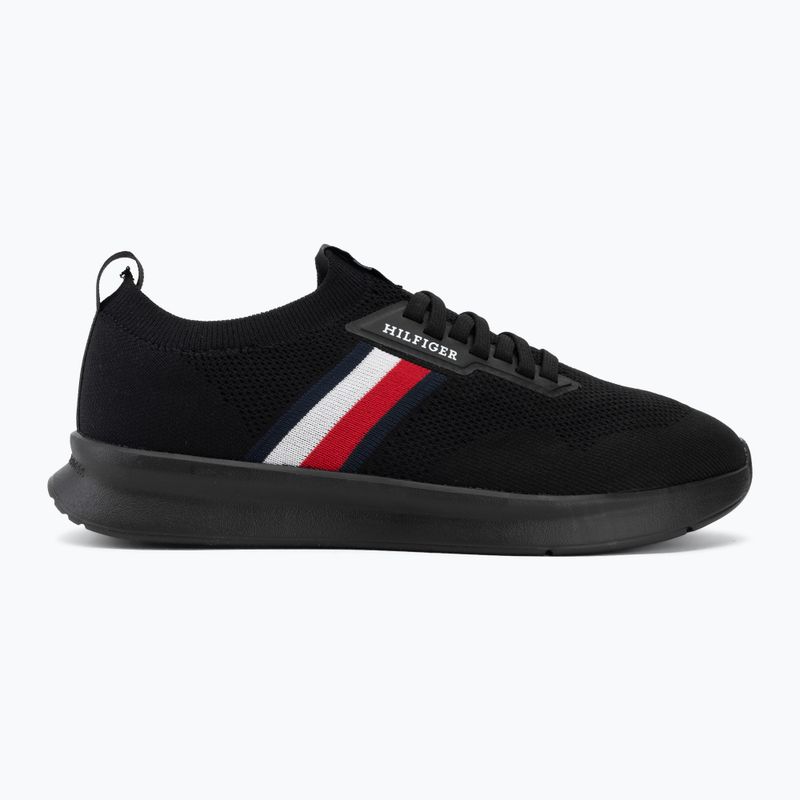 Pánske topánky Tommy Hilfiger Lightweight Knitted Runner black 2
