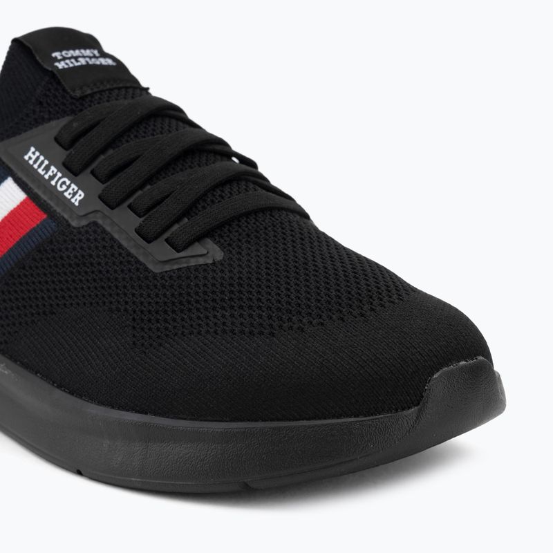 Pánske topánky Tommy Hilfiger Lightweight Knitted Runner black 7