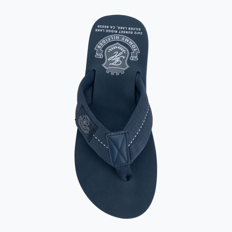 Pánske žabky Tommy Hilfiger Patch Beach Sandal aegean sea 5