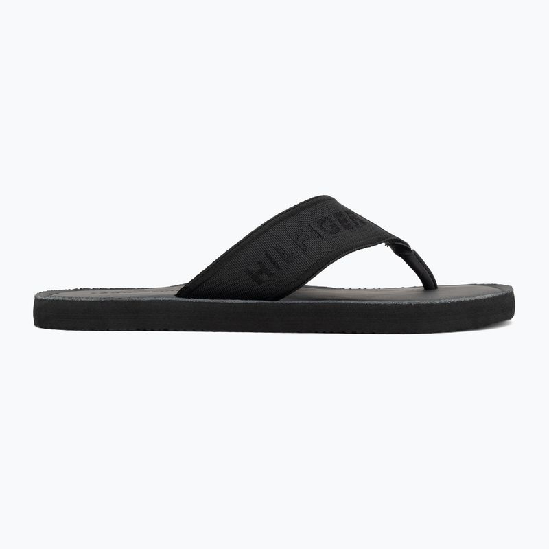 Pánske žabky Tommy Hilfiger Lbeach Sandal Leather black 2