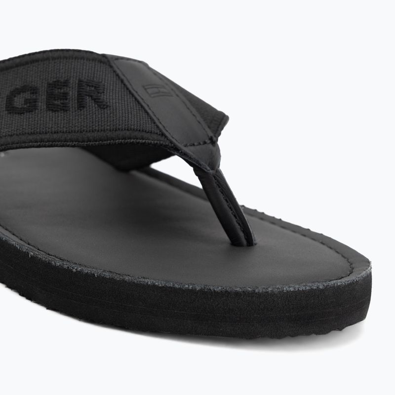 Pánske žabky Tommy Hilfiger Lbeach Sandal Leather black 7