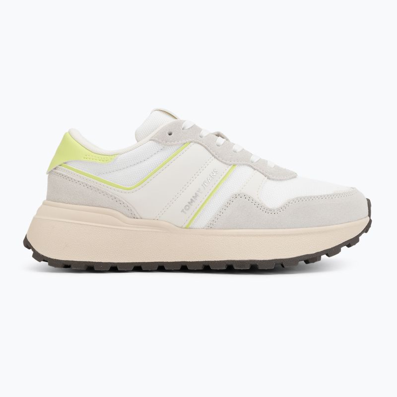 Dámske topánky Tommy Jeans Sporty Runner lime essence/ivory 2
