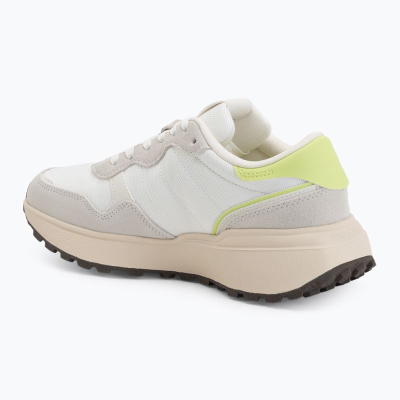 Dámske topánky Tommy Jeans Sporty Runner lime essence/ivory 3
