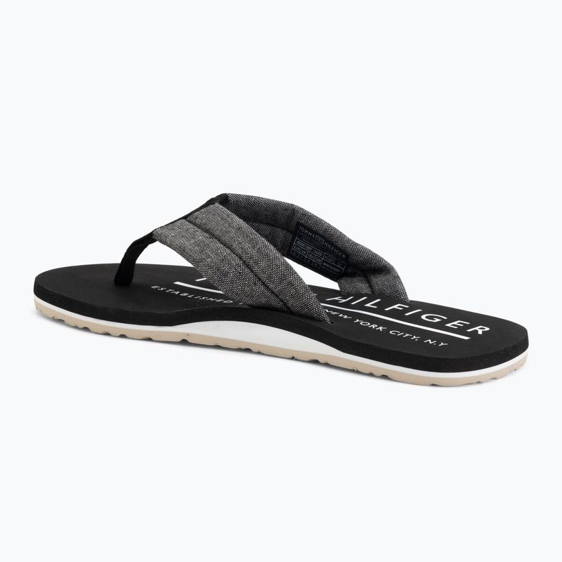 Pánske žabky Tommy Hilfiger Chambray Beach Sandal black 3