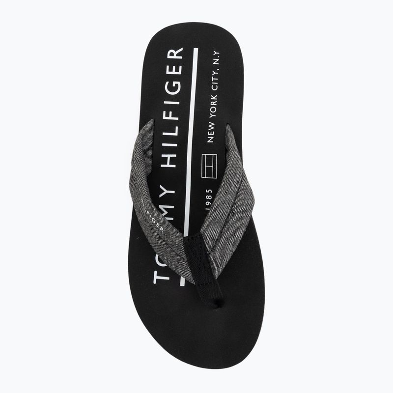 Pánske žabky Tommy Hilfiger Chambray Beach Sandal black 5