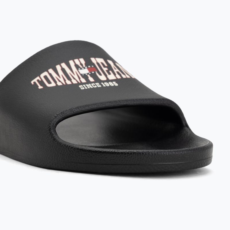 Pánske šľapky Tommy Jeans Injected black 7