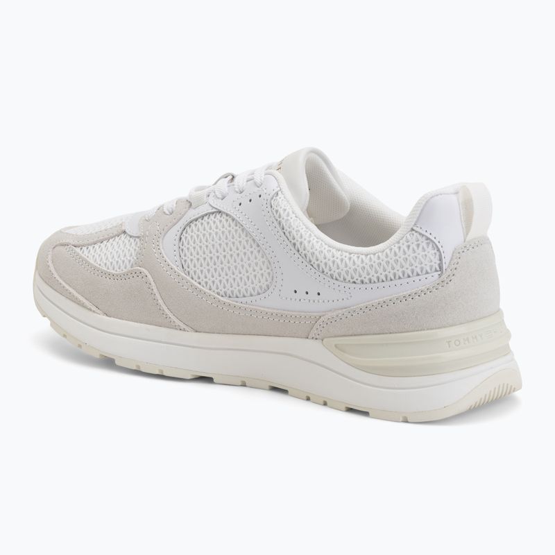 Dámske topánky Tommy Hilfiger Mix Material Runner white/ecru 3