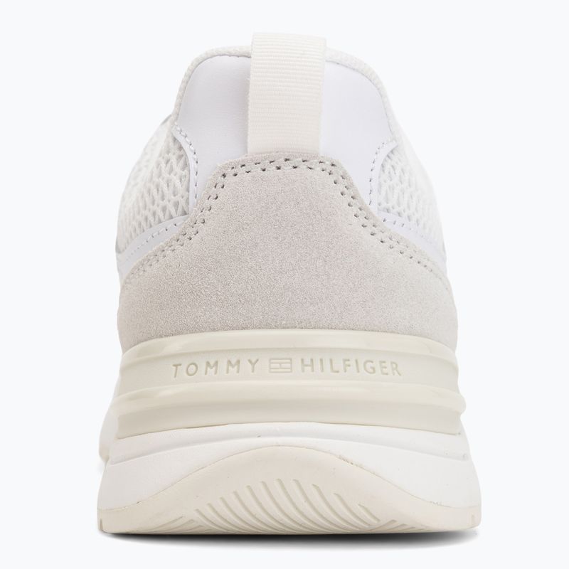 Dámske topánky Tommy Hilfiger Mix Material Runner white/ecru 6