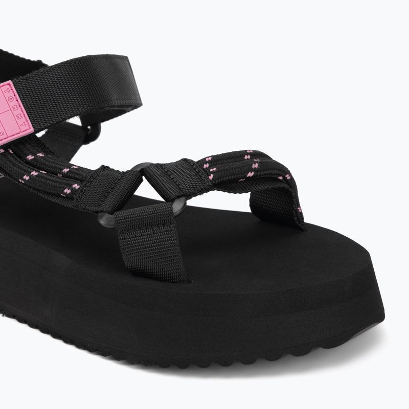 Dámske sandále Tommy Jeans Eva Rope čierne 7