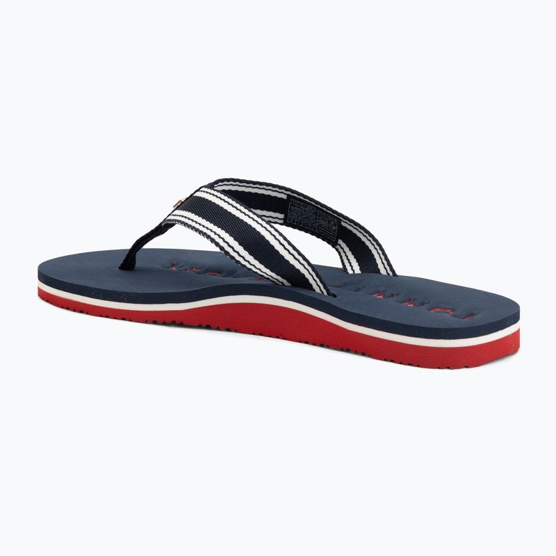 Dámske žabky Tommy Hilfiger Webbing Summer Sandal rwb 3