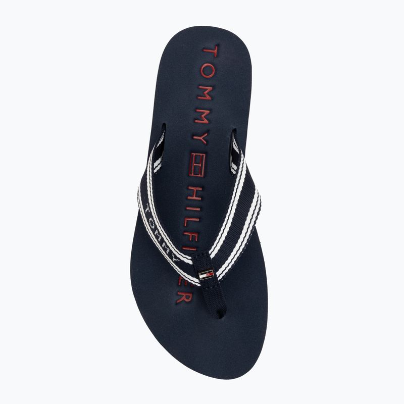Dámske žabky Tommy Hilfiger Webbing Summer Sandal rwb 5