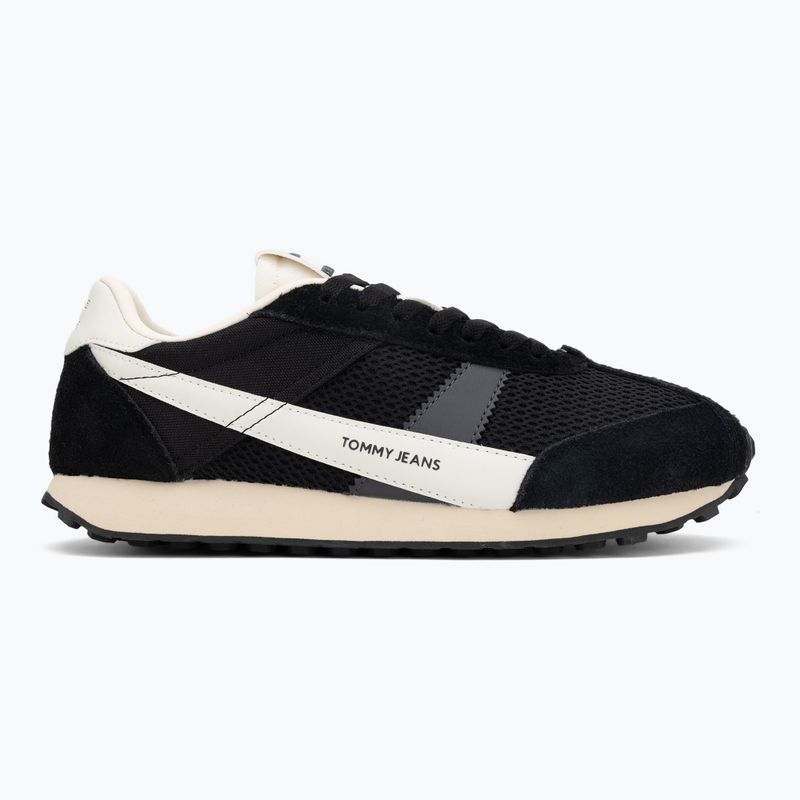 Dámske topánky Tommy Jeans Retro Runner Archive black/ivory 2