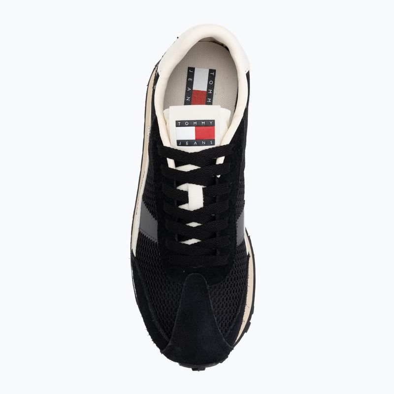 Dámske topánky Tommy Jeans Retro Runner Archive black/ivory 6