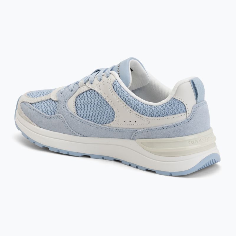 Dámske topánky Tommy Hilfiger Mix Material Runner brezzy blue/ecru 3