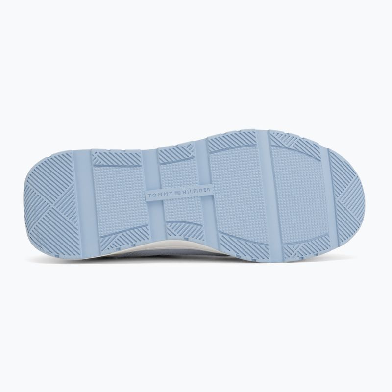 Dámske topánky Tommy Hilfiger Mix Material Runner brezzy blue/ecru 4