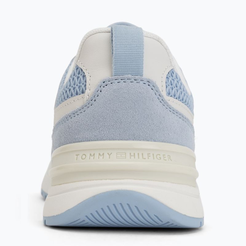 Dámske topánky Tommy Hilfiger Mix Material Runner brezzy blue/ecru 6