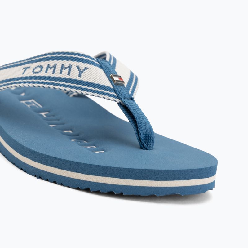 Dámske žabky Tommy Hilfiger Webbing Summer Sandal cobalt steel 7