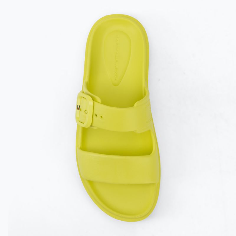 Dámske šľapky Tommy Hilfiger Light Double Strap lime zing 5
