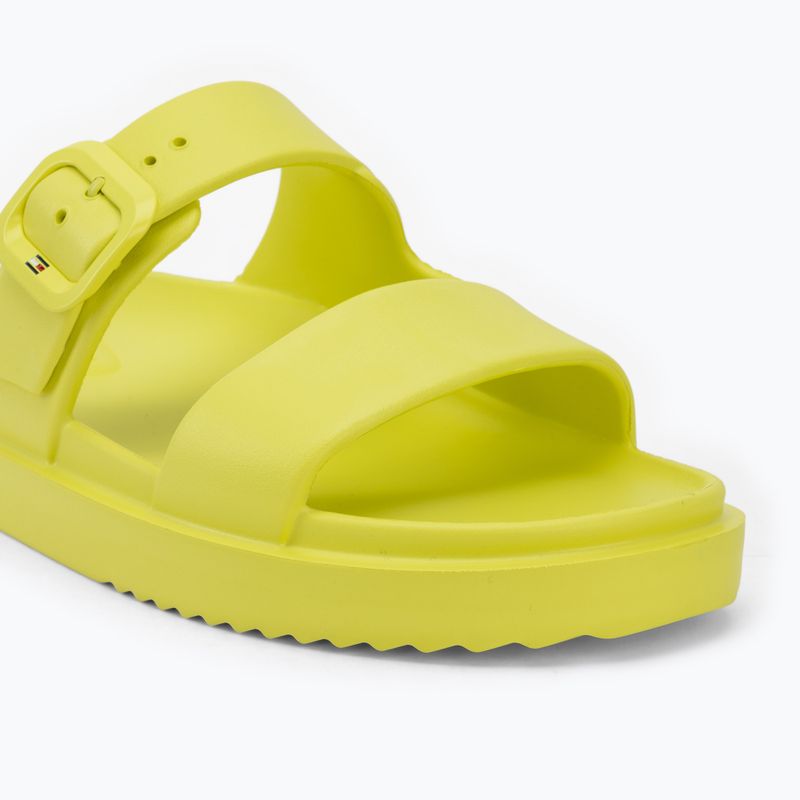 Dámske šľapky Tommy Hilfiger Light Double Strap lime zing 7