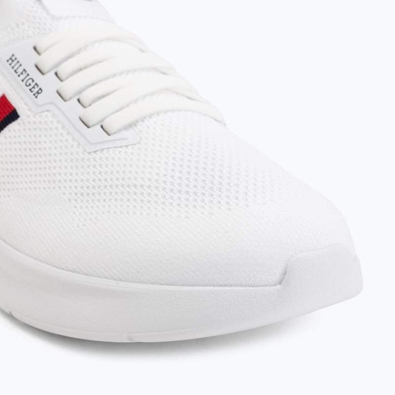 Pánske topánky Tommy Hilfiger Lightweight Knitted Runner white 7