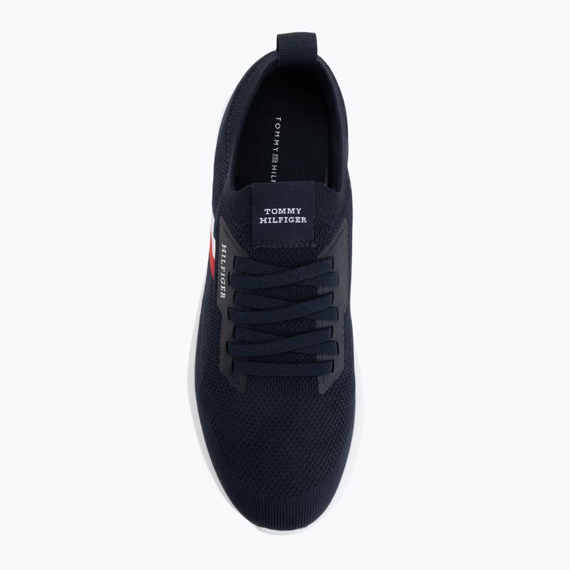 Pánske topánky Tommy Hilfiger Lightweight Knitted Runner desert sky 5