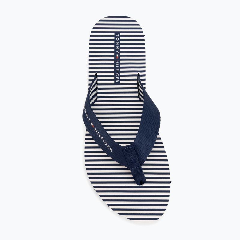 Dámske žabky Tommy Hilfiger Ithaca Stripe Summer preppy navy 5