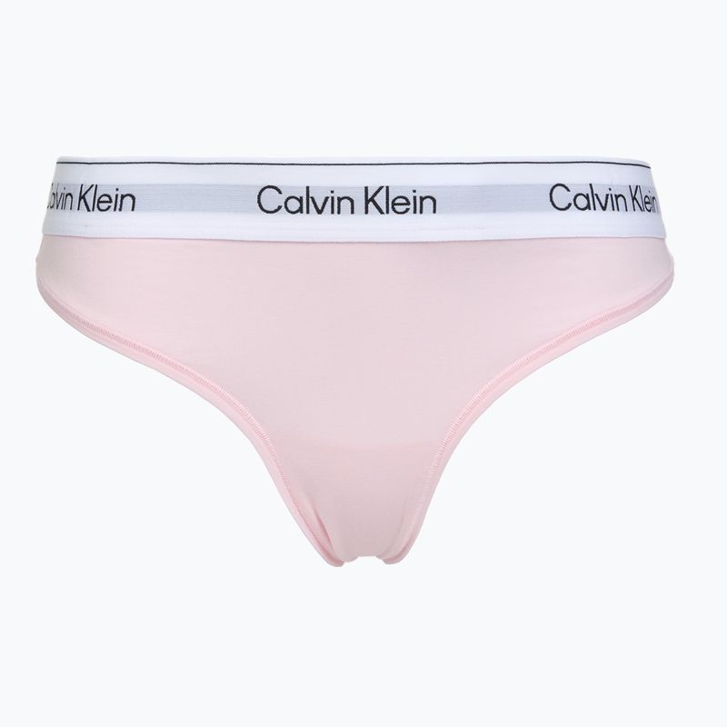 Dámske nohavičky tangá Calvin Klein LV00QF8518 Thong cradle pink