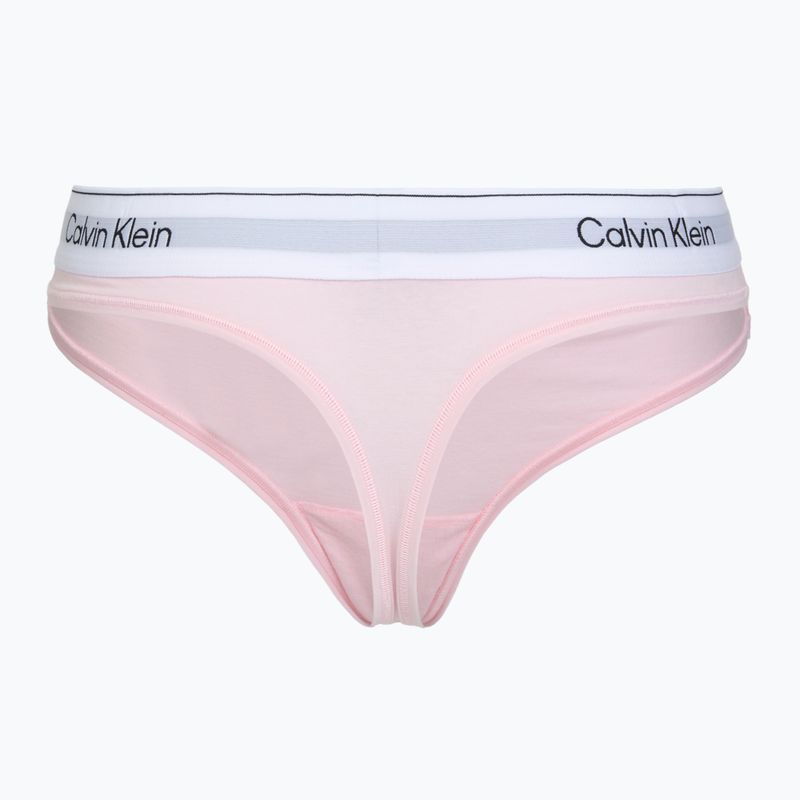 Dámske nohavičky tangá Calvin Klein LV00QF8518 Thong cradle pink 2