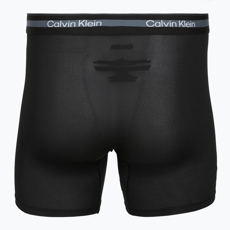 Pánske boxerky Calvin Klein LV00NB4538 Boxer Brief Long black/black/black 2