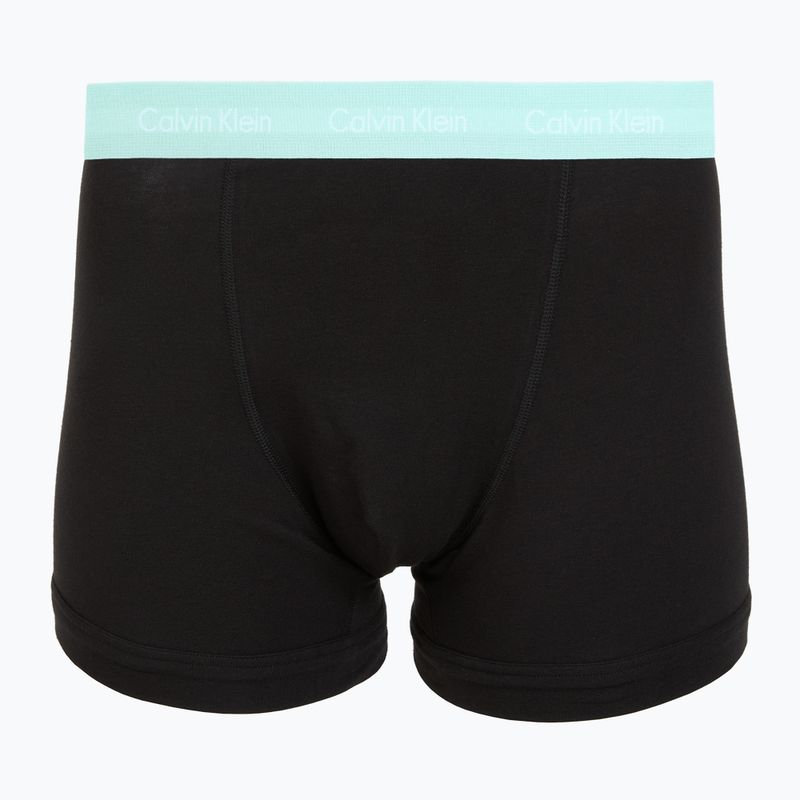 Pánske boxerky Calvin Klein 0000U2662G Trunk 3 páry black in plume wb/black in misty sag 2