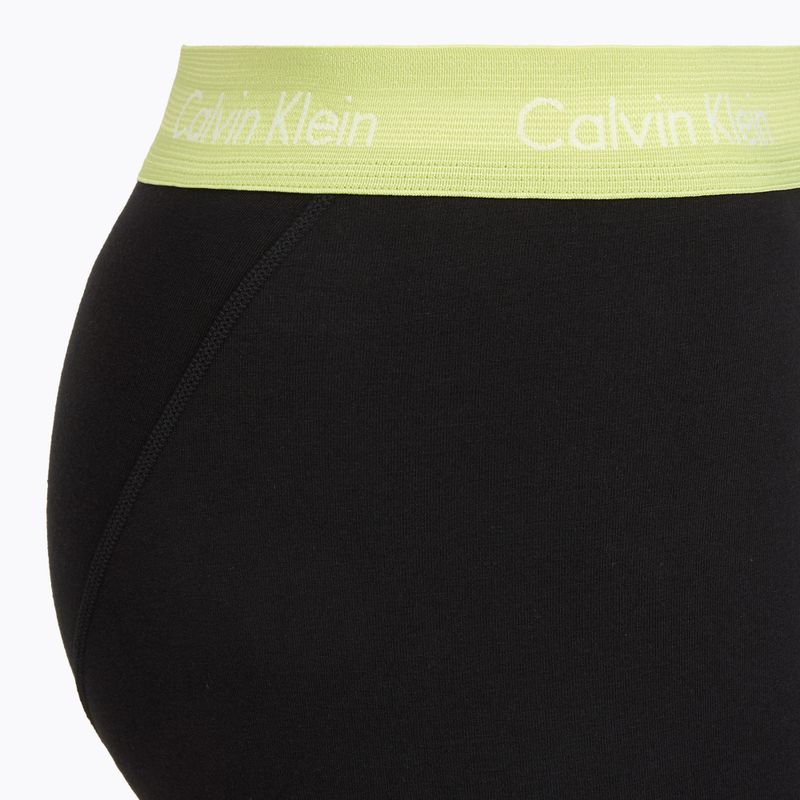 Pánske boxerky Calvin Klein 0000U2662G Trunk 3 páry black in green bloom wb/black in da 4