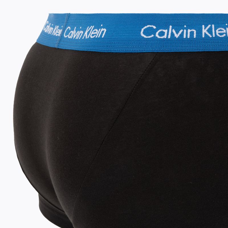 Boxerky Calvin Klein 0000U2664G Low Rise Trunk 3 pairs black/classic blue/black 4