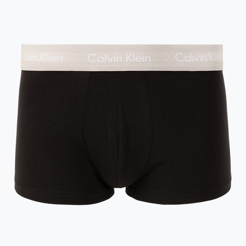 Boxerky Calvin Klein 0000U2664G Low Rise Trunk 3 pairs black/classic blue/black 5