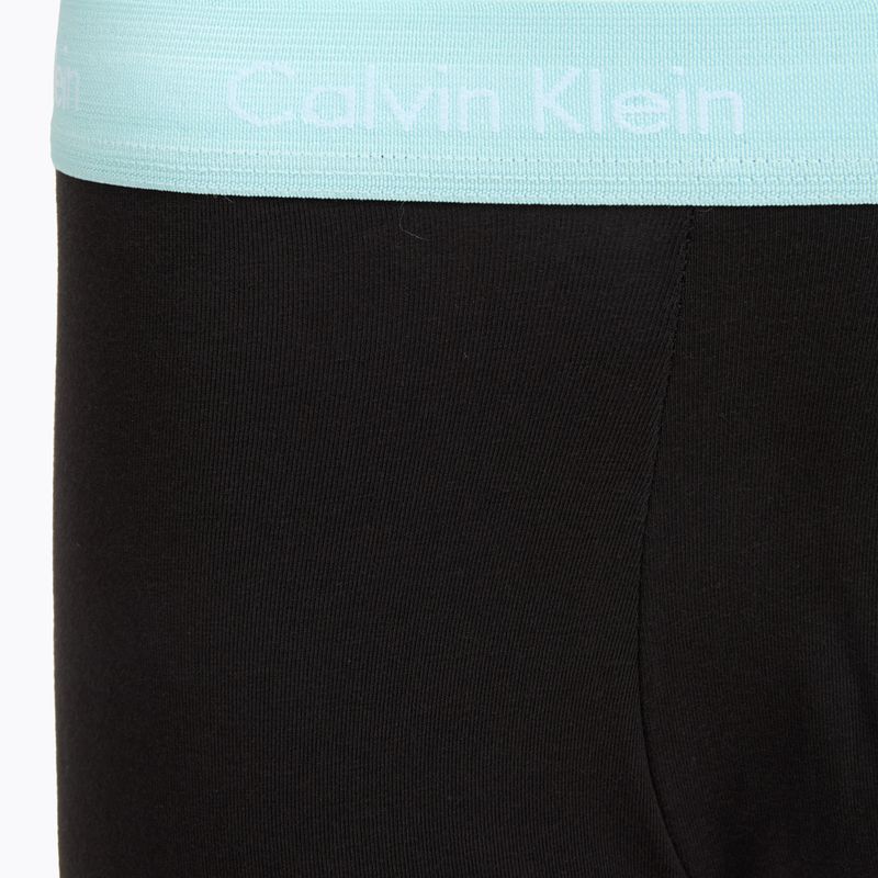 Pánske boxerky Calvin Klein 0000U2664G Low Rise Trunk 3 pairs black in plume wb/ black in misty sag 4