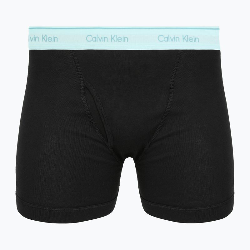Boxerky Calvin Klein LV00NB1429 Boxer Brief 5 pairs Black Bodies w/black/niagara falls 3