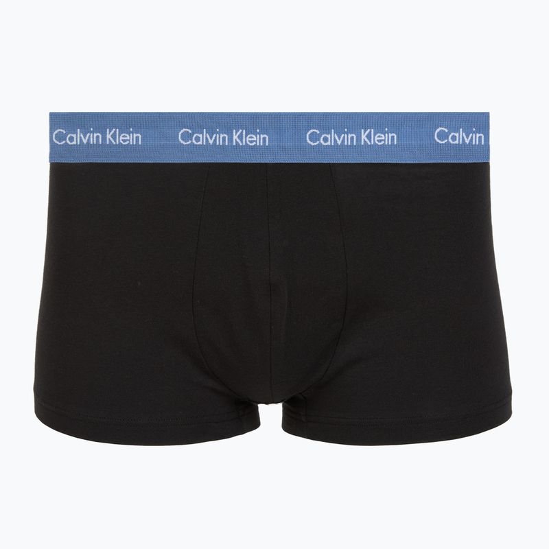 Boxerky Calvin Klein LV00NB4412 Low Rise Trunk 5 pairs black bodies with driftwood/moonlight 4