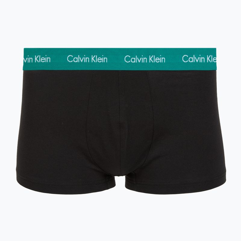 Boxerky Calvin Klein LV00NB4412 Low Rise Trunk 5 pairs black bodies with driftwood/moonlight 5