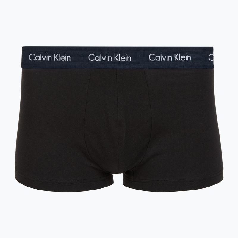 Boxerky Calvin Klein LV00NB4412 Low Rise Trunk 5 pairs black bodies with driftwood/moonlight 6