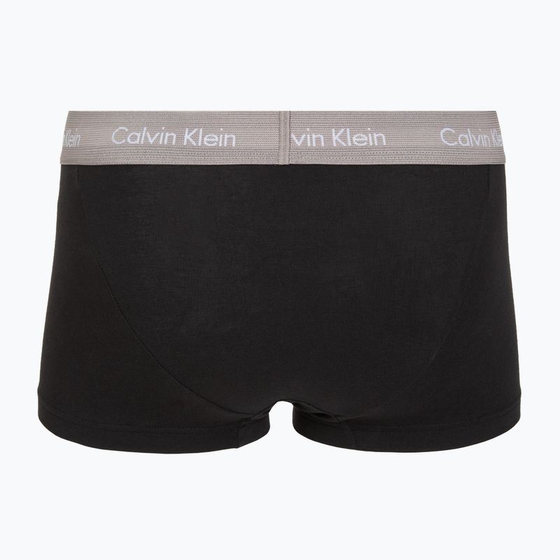 Boxerky Calvin Klein LV00NB4412 Low Rise Trunk 5 pairs black bodies with driftwood/moonlight 7