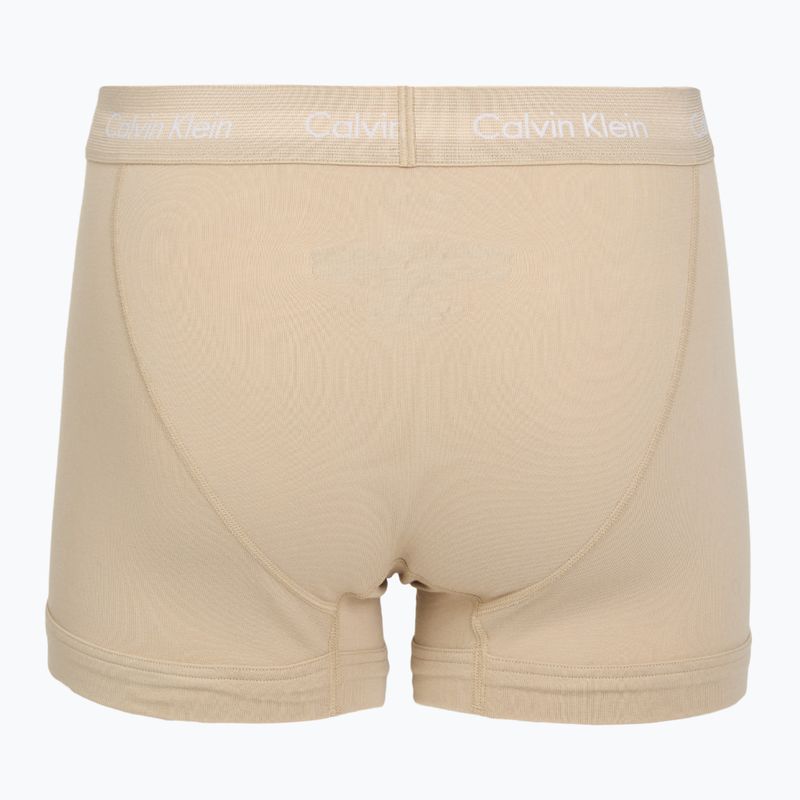 Pánske boxerky Calvin Klein 0000U2662G Trunk 3 páry sodalite blue/redwood/white peppe 3