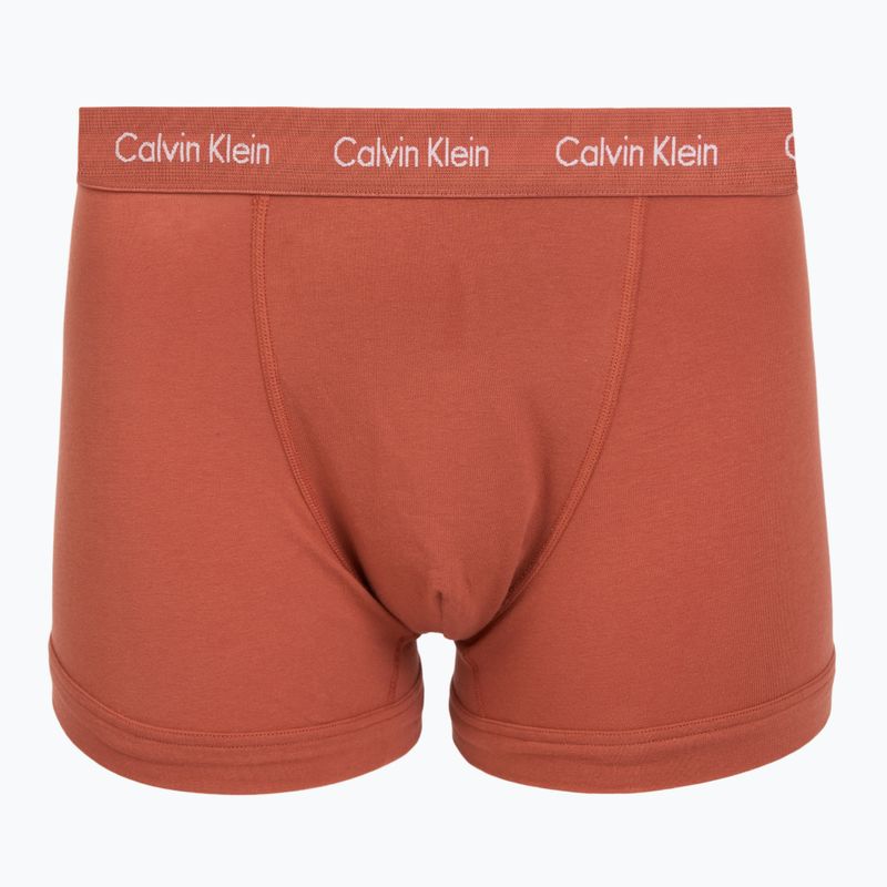 Pánske boxerky Calvin Klein 0000U2662G Trunk 3 páry sodalite blue/redwood/white peppe 6