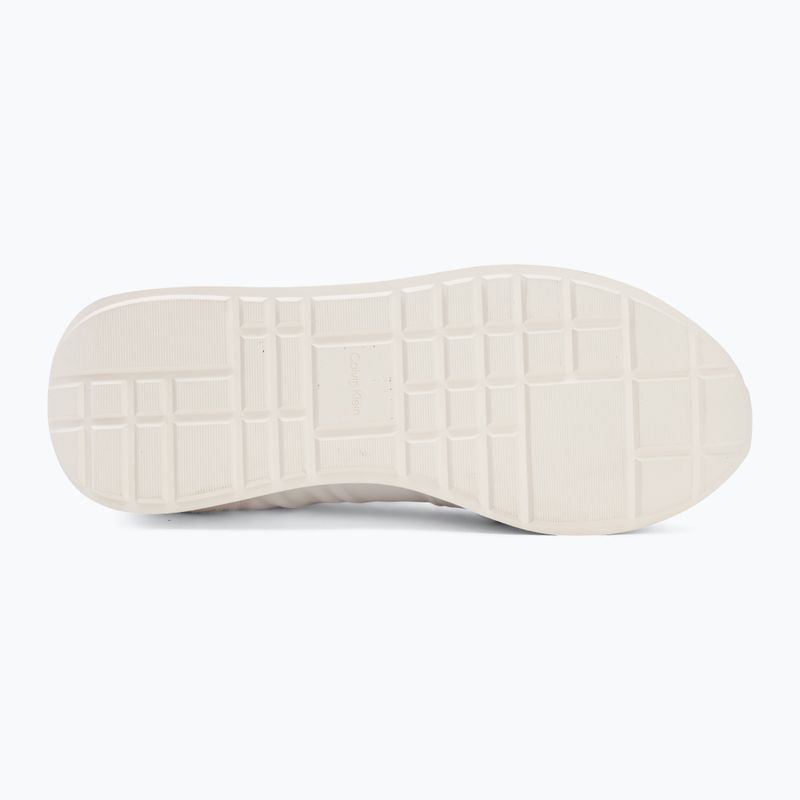 Pánske topánky Calvin Klein YM0YM01414 Retro Runner Sock Laceup Mix mat bright white/light grey 4