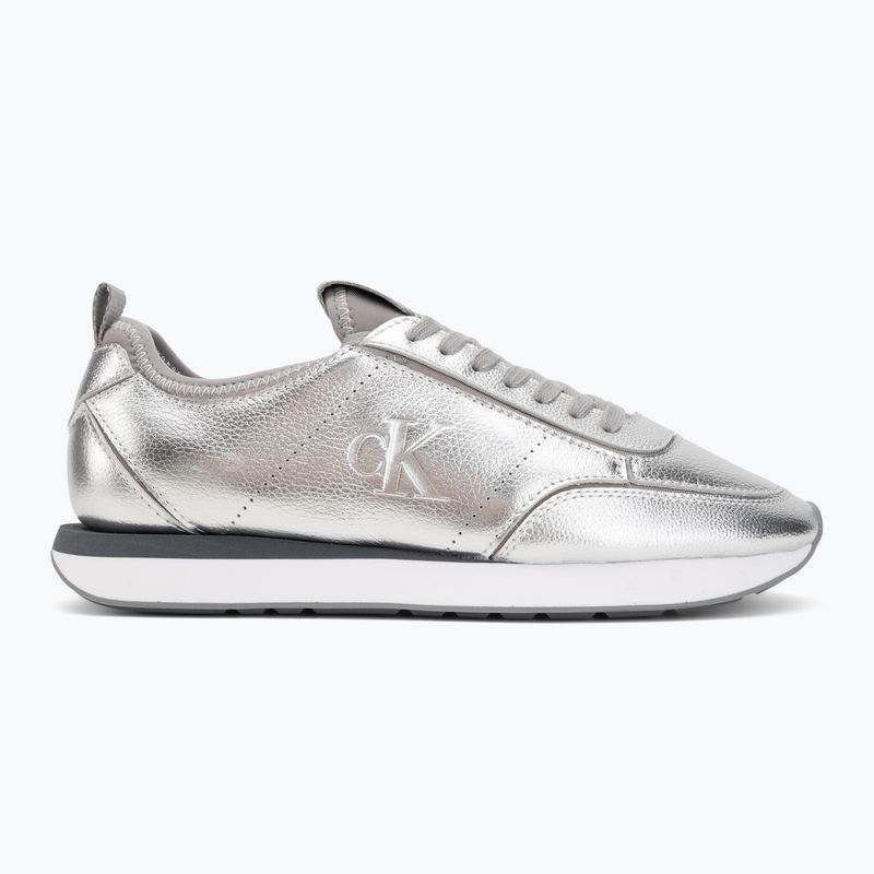 Dámske topánky Calvin Klein HW0HW03287 Retro Runner Metallic silver 2