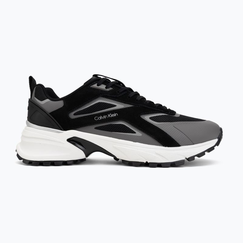 Pánske topánky Calvin Klein HM0HM02220 Hike Runner Stripe Mix Nylon Suede black/granite road 2