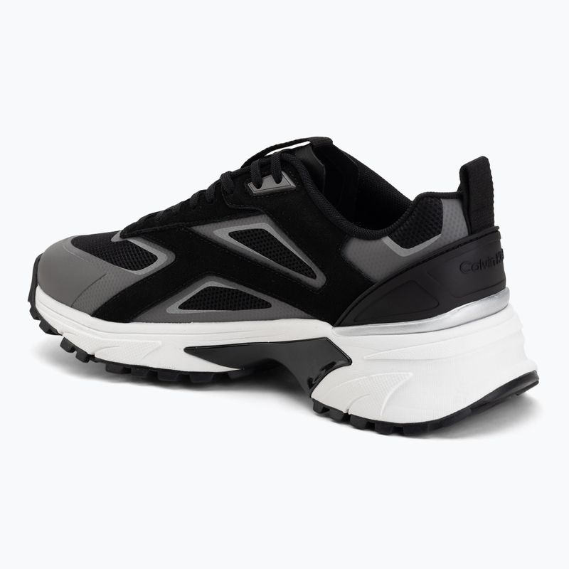 Pánske topánky Calvin Klein HM0HM02220 Hike Runner Stripe Mix Nylon Suede black/granite road 3
