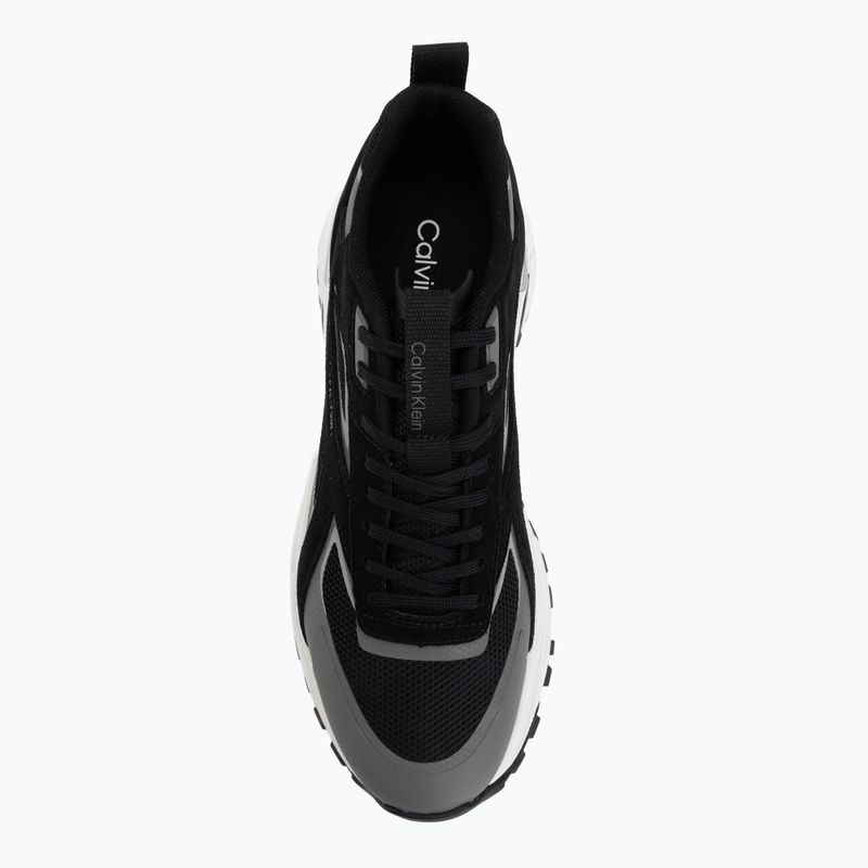 Pánske topánky Calvin Klein HM0HM02220 Hike Runner Stripe Mix Nylon Suede black/granite road 5